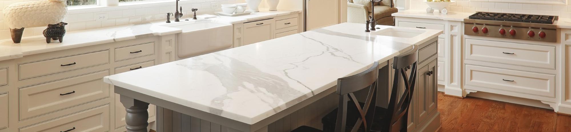 Chicago  White Marble Countertops : Licensed, Bonded and Insured